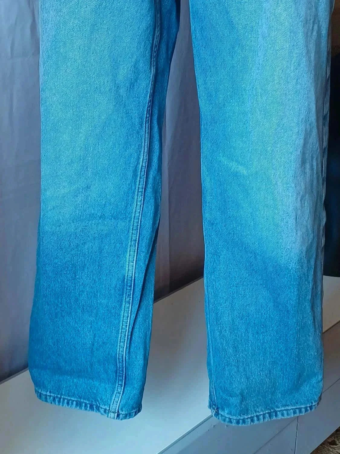 Jean straight Zara de cintura alta talla 40 – photo 5
